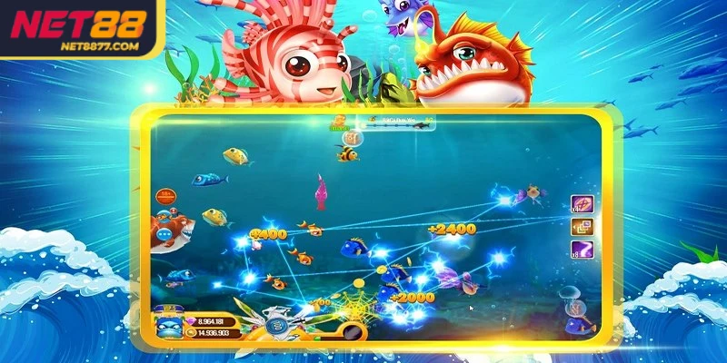 Các loại cá cùng phần thưởng tương ứng trong game săn cá ăn tiền